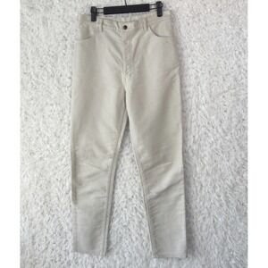 Morrisons Australia Vintage High Rise Slim Cotton Pants 14 30 Tan Made in AU